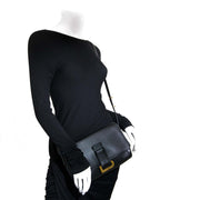 delvaux black leather shoulder bag now for sale at labellov vintage fashion webshop belgium