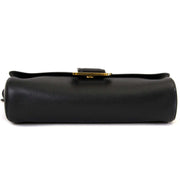 delvaux black leather shoulder bag now for sale at labellov vintage fashion webshop belgium
