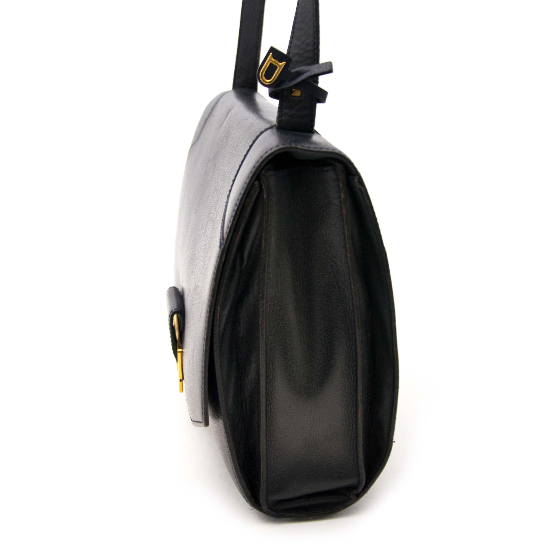 Delvaux Dark Blue Shoulder Bag