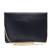 Delvaux Blue leather clutch now online at labellov.com for the best price