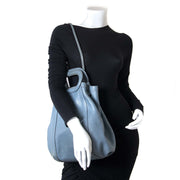 Delvaux Blue Punch Shoulder Bag now for sale at labellov vintage fashion webshop belgium