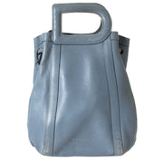 Delvaux Blue Punch Shoulder Bag now for sale at labellov vintage fashion webshop belgium