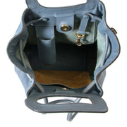 Delvaux Blue Punch Shoulder Bag now for sale at labellov vintage fashion webshop belgium