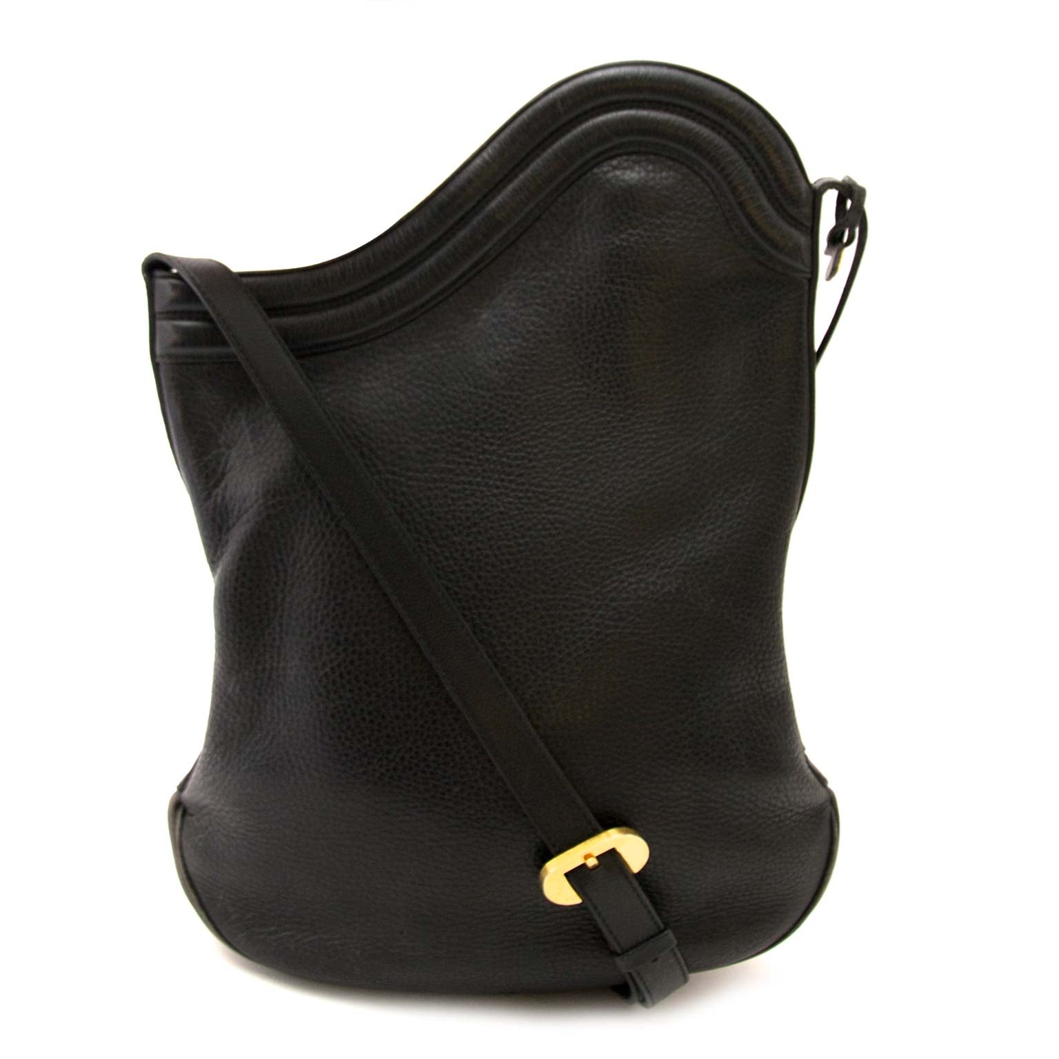 Buy authentic secondhand delvaux black shoulder bag now online at labellov vintage fashion webshop belgium