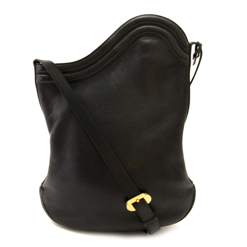 Buy authentic secondhand delvaux black shoulder bag now online at labellov vintage fashion webshop belgium
