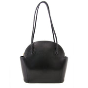 Delvaux Mousson zwarte lederen schouderhandtas nu online op labellov.com tegen de beste prijs.