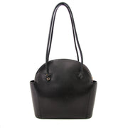 Delvaux Mousson Black Leather Shoulder Bag now online at labellov.com for the best price.