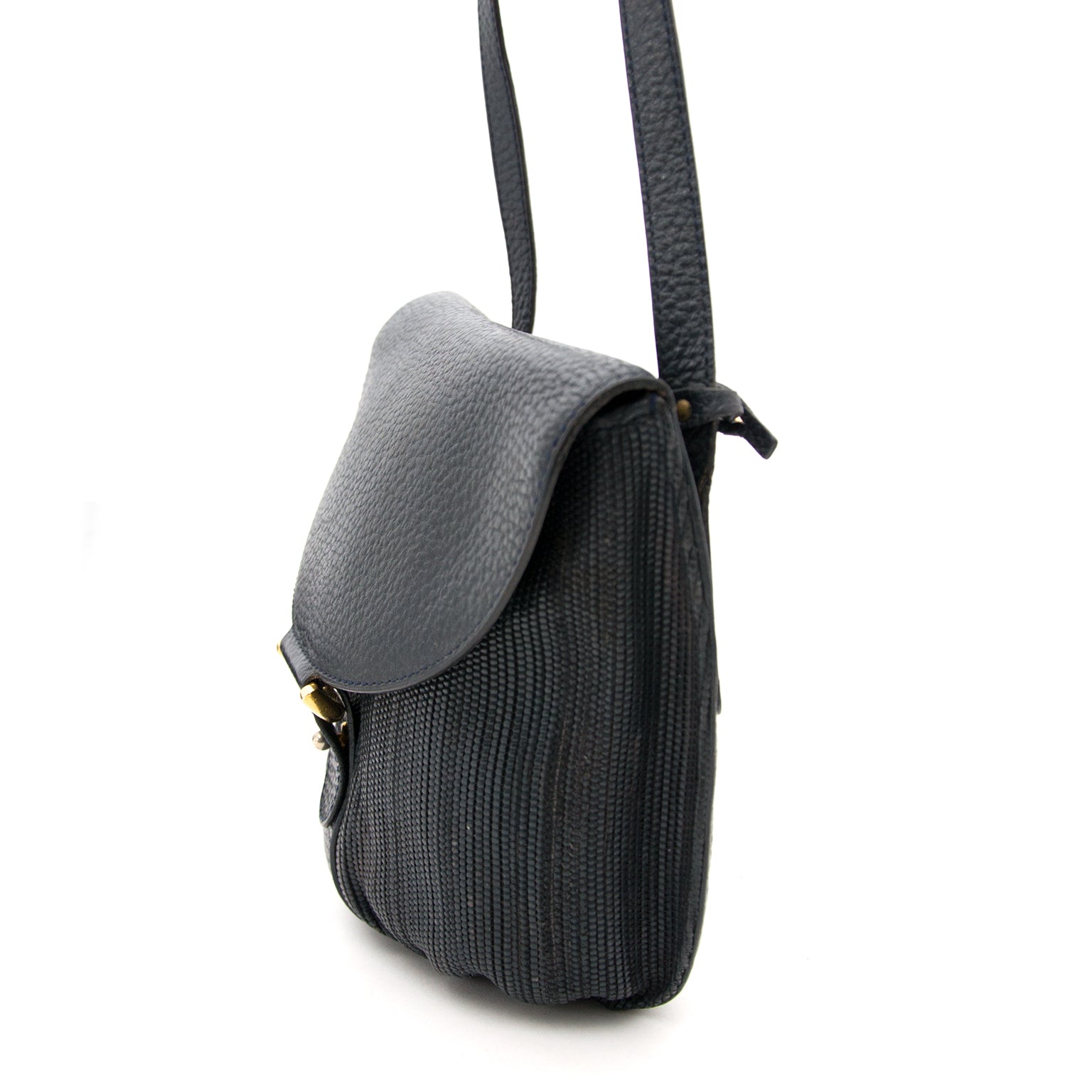 acheter enligne Delvaux Toille De Cuir Crossbody Pouch sac a main