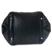 Delvaux Dark Blue Caraibes D Top Handle Shoulder Bag now for sale at labellov vintage fashion webshop belgium