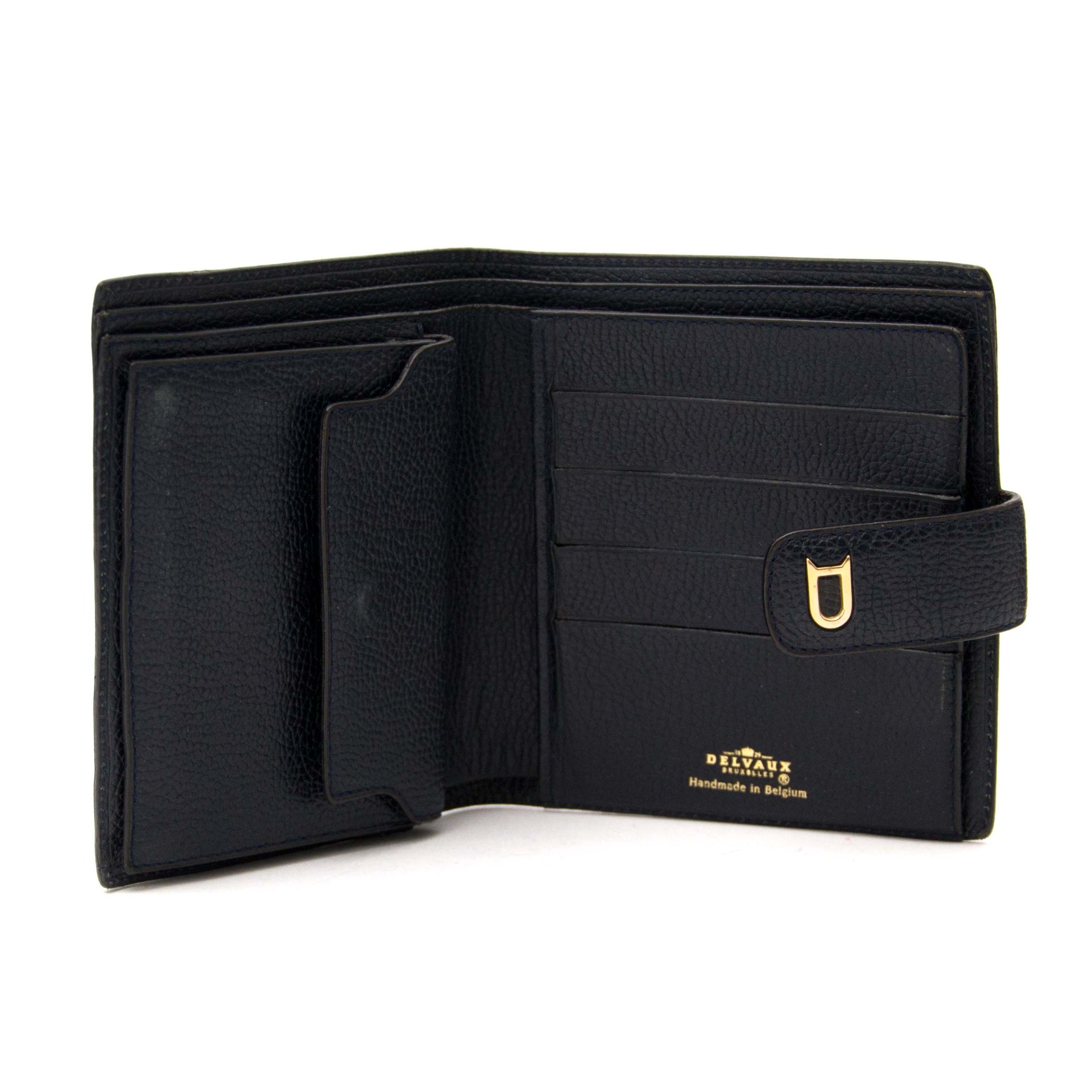Delvaux Dark Blue Wallet