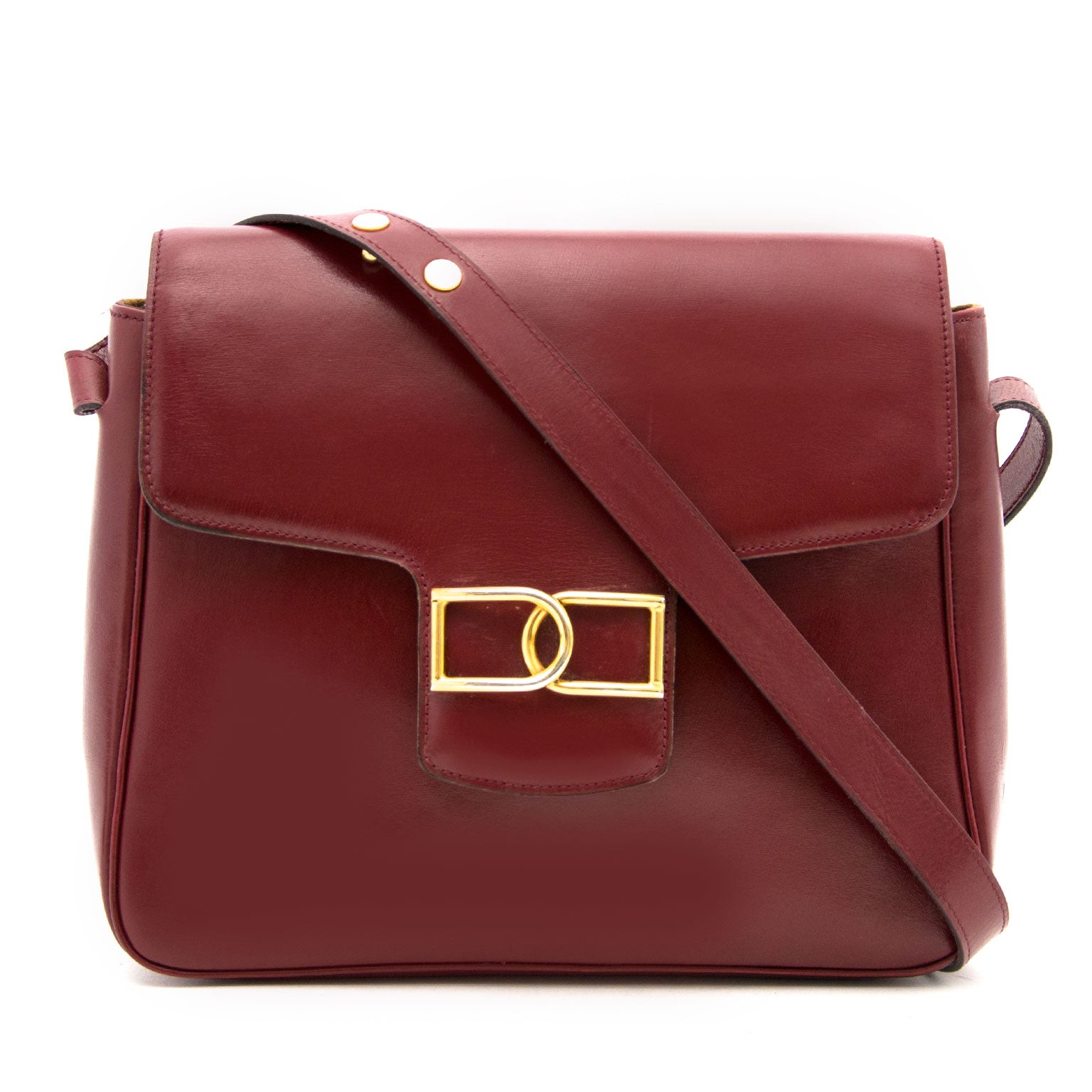 Delvaux Bordeaux Cross Body Bag now available online at Labellov