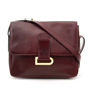 Shop safe online aan de beste prijs Delvaux Dark Red Shoulder Bag Poirier bij Labellov.com