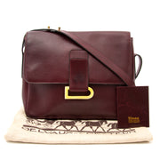 Achetez Delvaux Dark Red Shoulder Bag Poirier en ligne chez Labellov.com