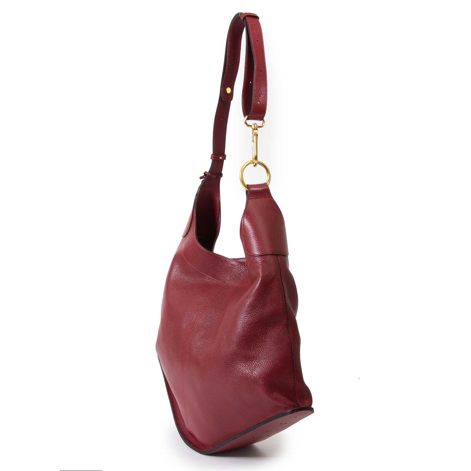 Delvaux Red Satan Shoulder Bag