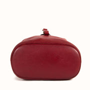 Delvaux Red Backpack now for sale at labellov vintage fashion webshop belgium