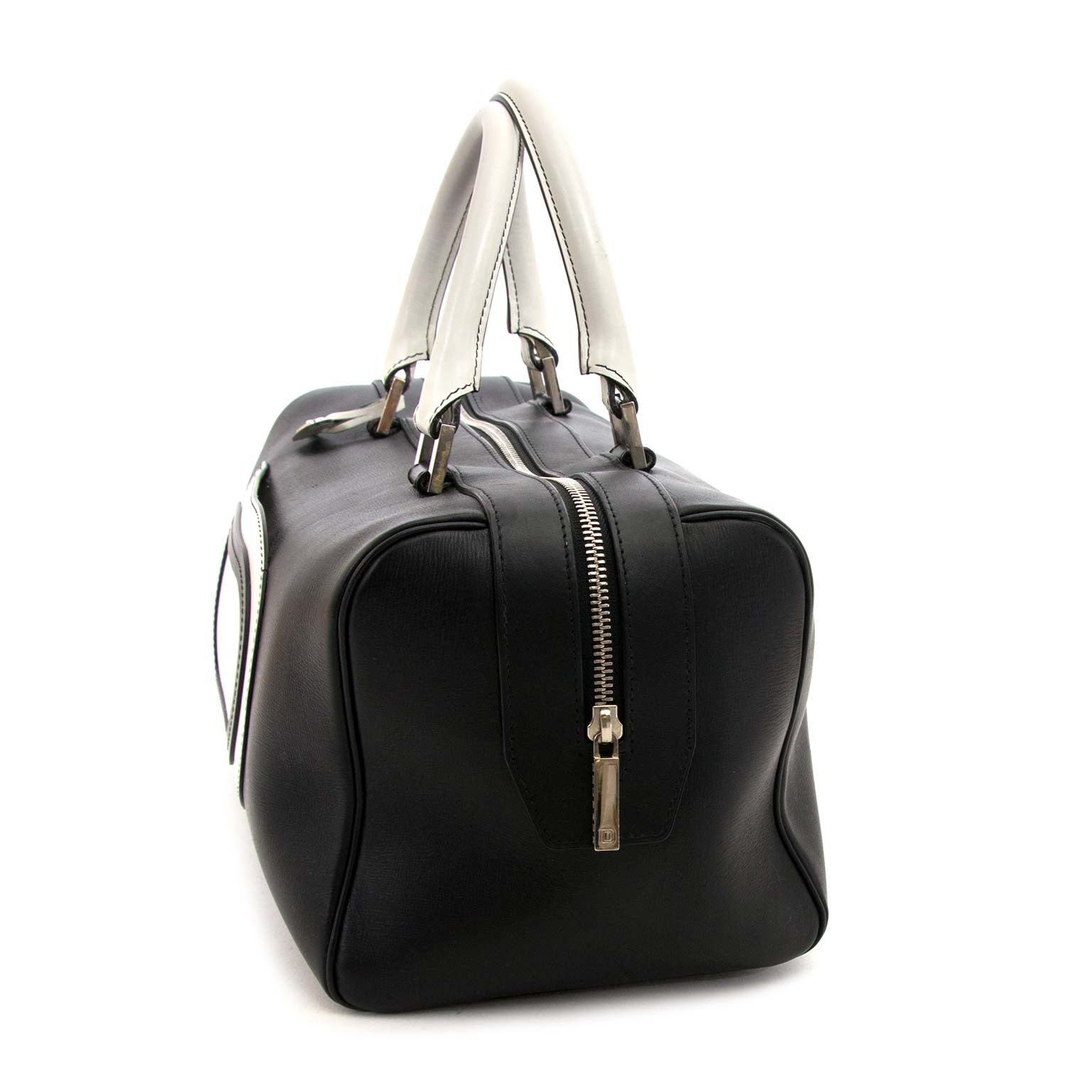 Delvaux Louise Boston Allure Black & White kopen en verkopen aan de beste prijs