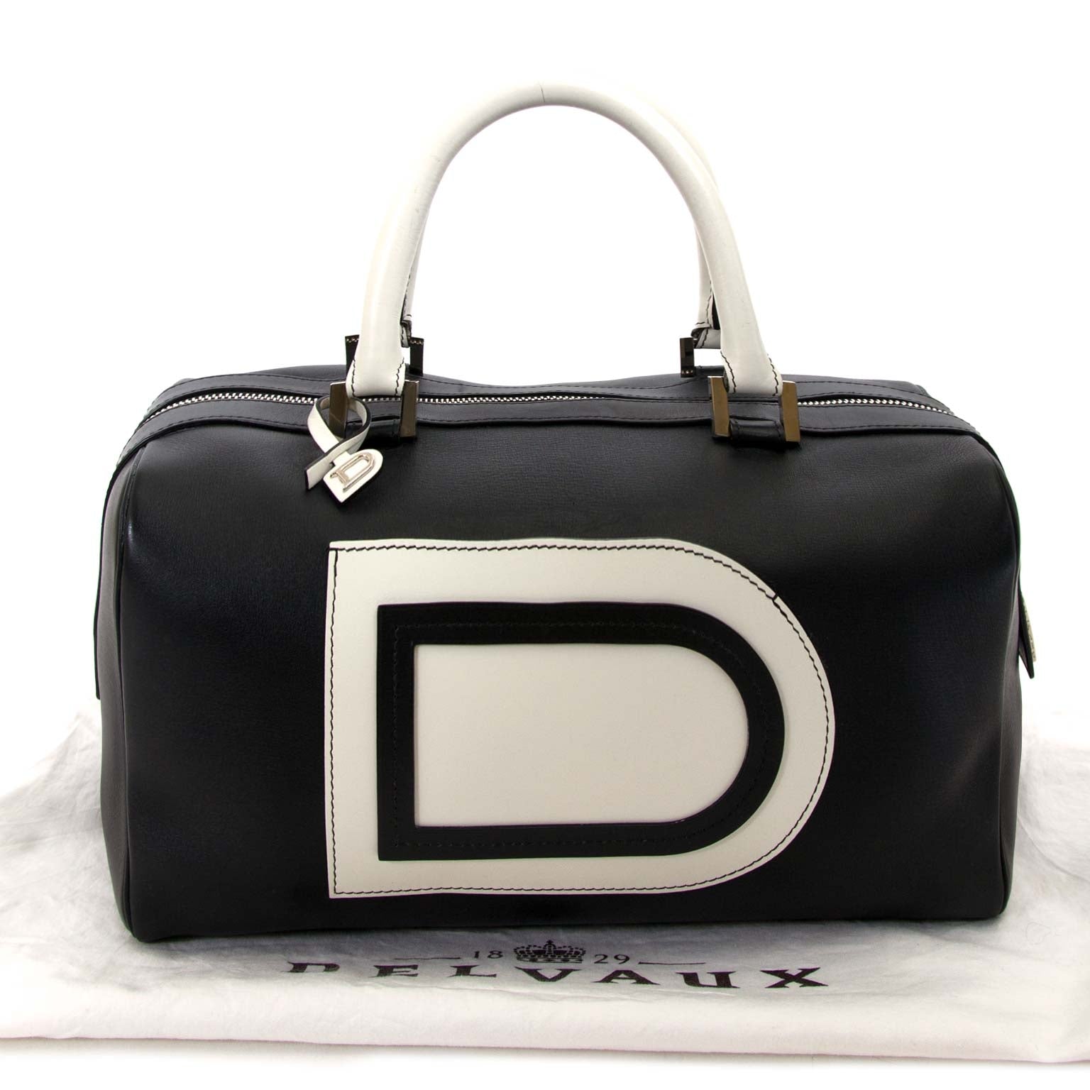 Delvaux Louise Boston Allure Black & White