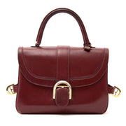shop safe online your luxury bag Delvaux Bordeaux Top Handle Bag