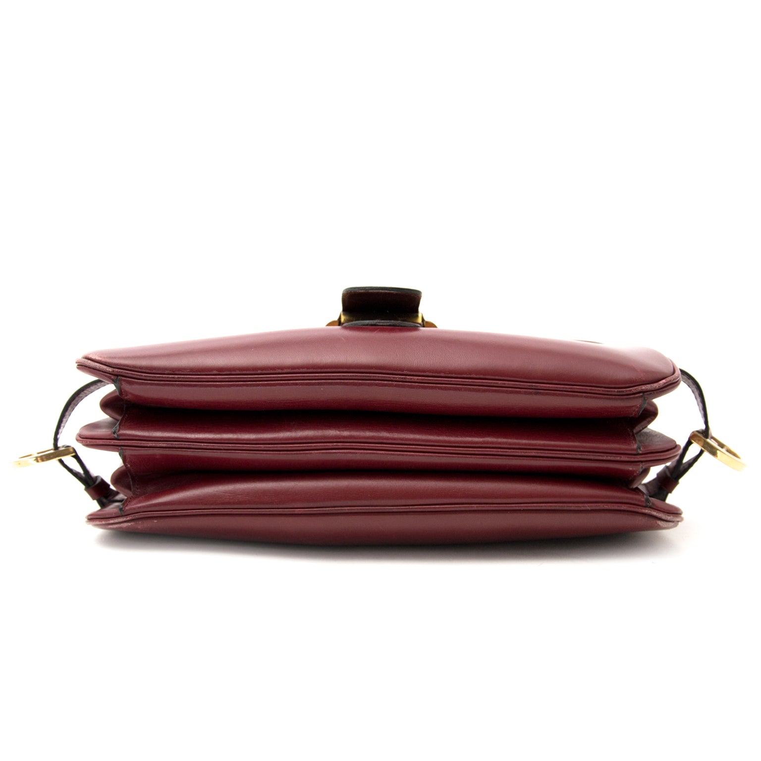 koop veilig online aan de beste prijs vintage rode Delvaux handtas aan de beste prijs
