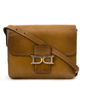 Delvaux Fauve Bourgogne Crossbody Bag for sale online at Labellov secondhand luxury