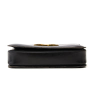 shop safe online at the best price secondhand luxury Delvaux Black Bourgogne Shoulder Bag