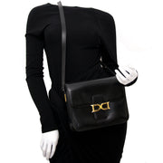 koop veilig online aan de beste prijs jou tweedehands Delvaux Black Bourgogne Shoulder Bag