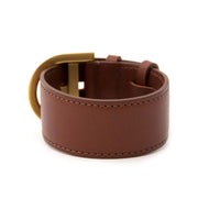 acheter en ligne pour le meilleur prix Delvaux Brown and Gold Brillant Bracelet