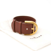 Delvaux Brown and Gold Brillant Bracelet shop safe online at the best price