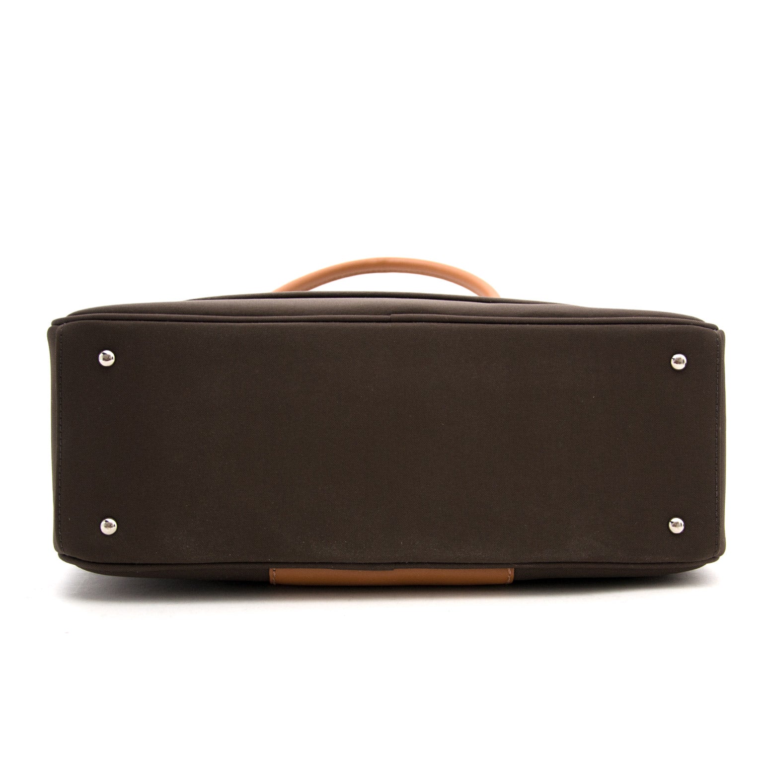 like new Delvaux Brown Airess Shoulder Bag Canvas + Toiletry case perfect condition