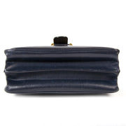 Delvaux Brillant Baudrier blue leather bag now for sale at labellov vintage fashion webshop belgium