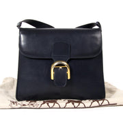 Delvaux Brillant Baudrier blue leather bag now for sale at labellov vintage fashion webshop belgium