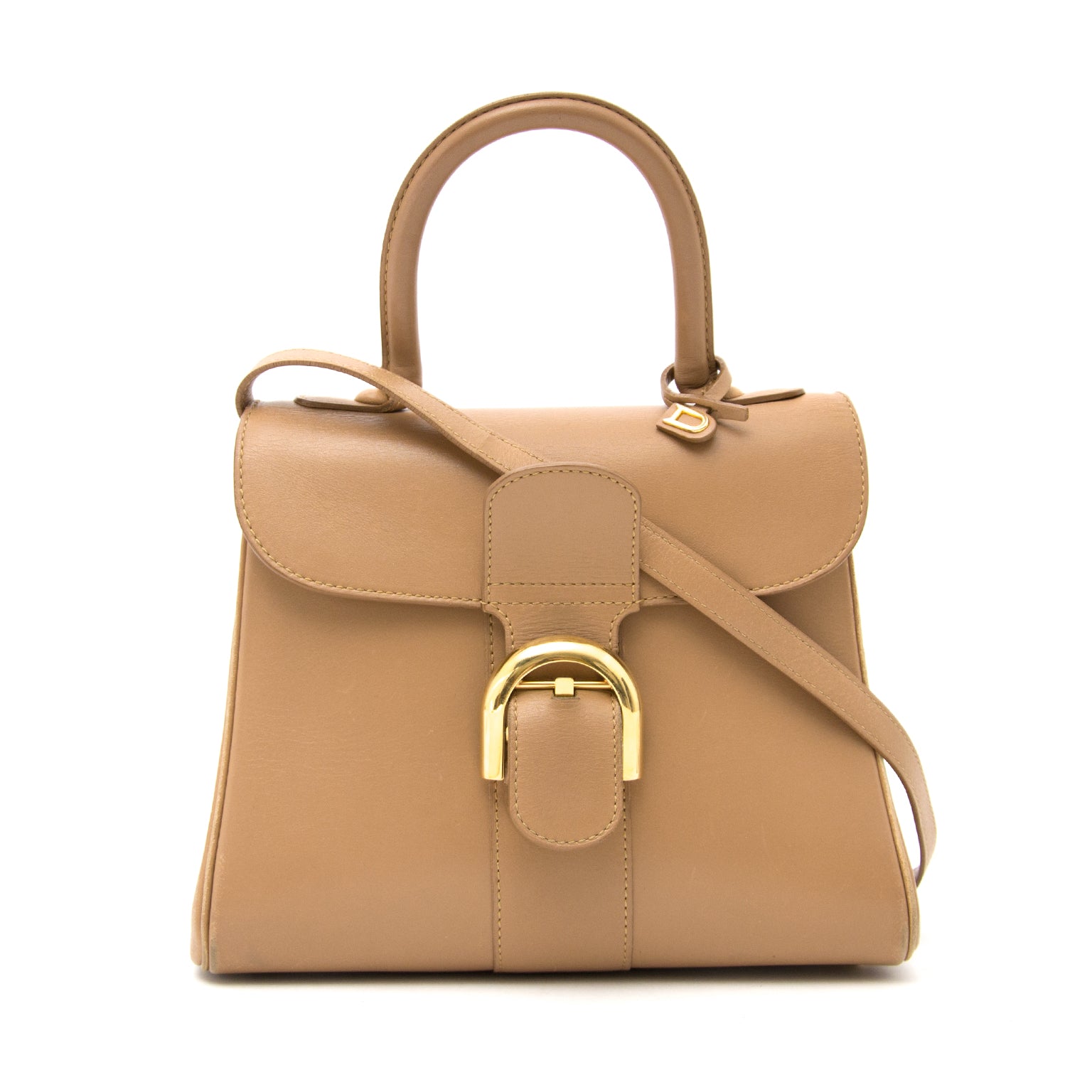 shop veilig online aan de beste prijs Delvaux Sand Brillant PM + strap