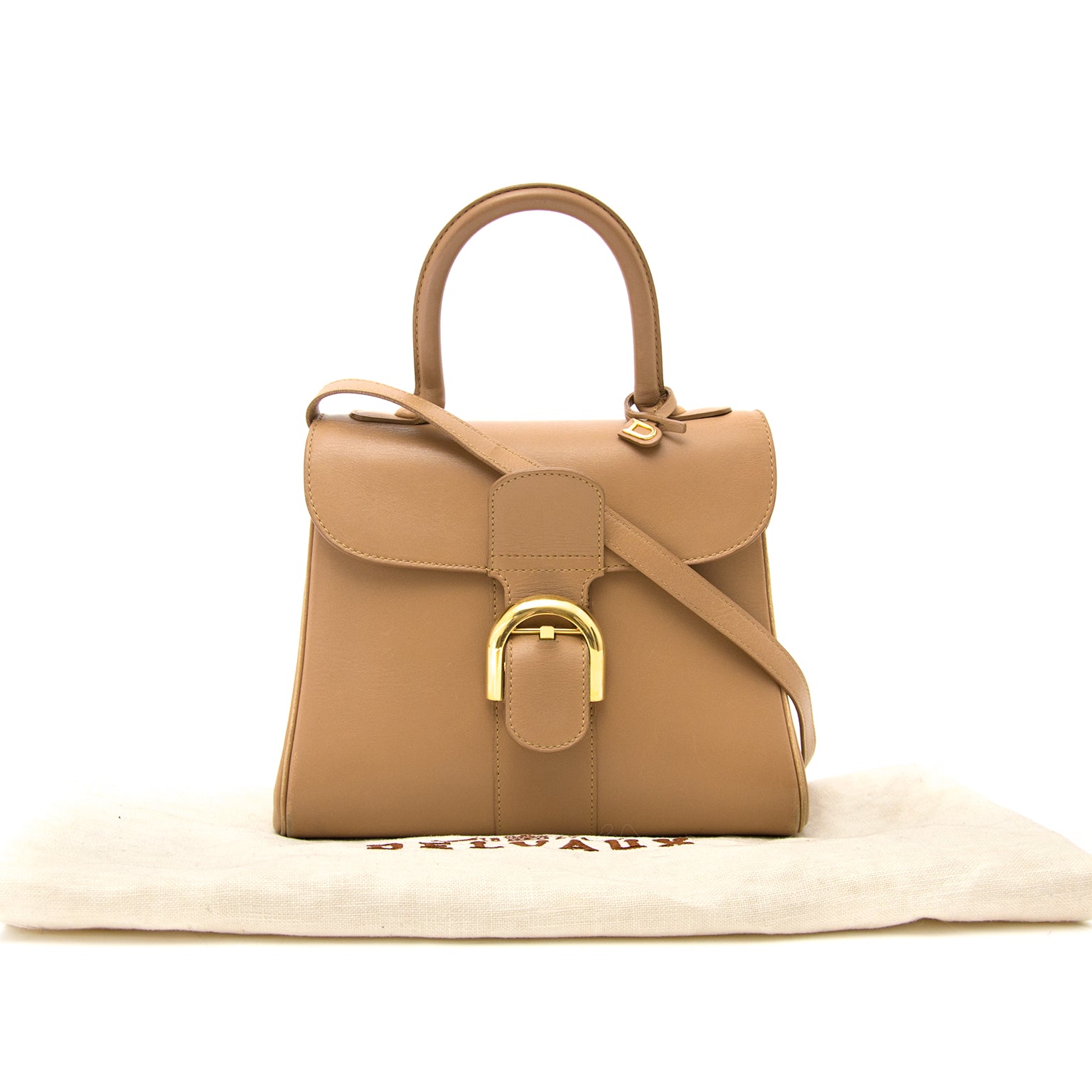 koop veilig online teedehands aan de beste prijs jou tweedehands Delvaux Sand Brillant PM + strap