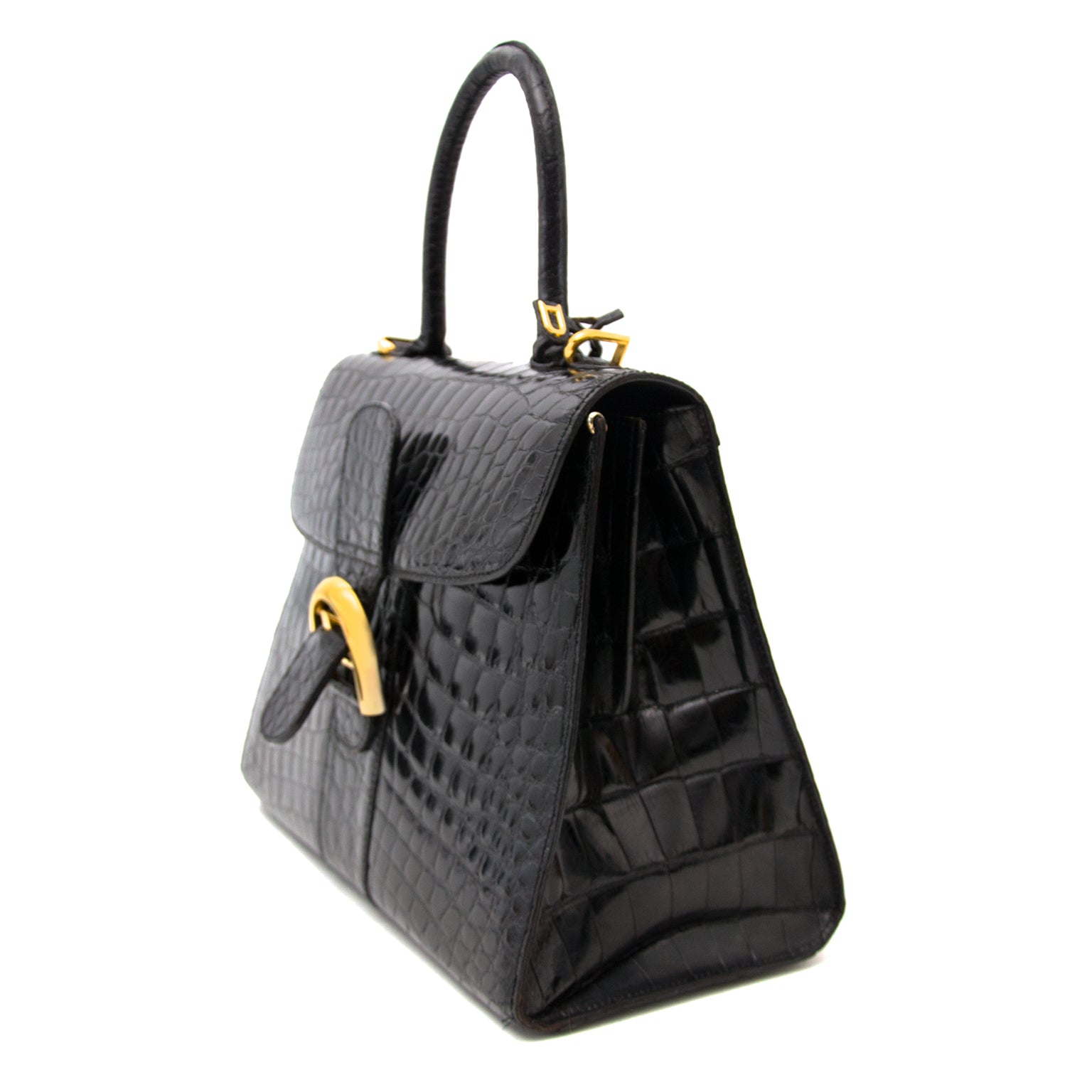 Looking for a Delvaux Black Croco Brillant MM?