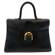 Delvaux Brillant GM Black Pebbled Leather