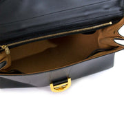 Delvaux Brillant GM Black Pebbled Leather for sale at Labellov