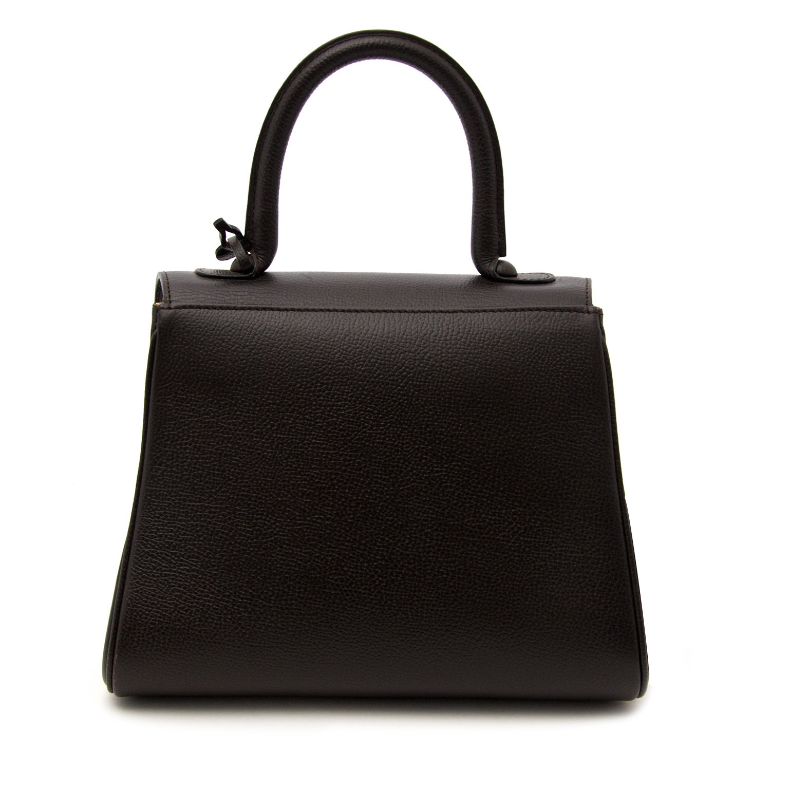koop veilig 2dehands 100% authentieke Delvaux bruine klein model Brillant