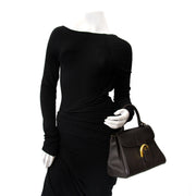 koop veilig online aan de beste prijs tweedehands Delvaux Dark Brown Brillant PM