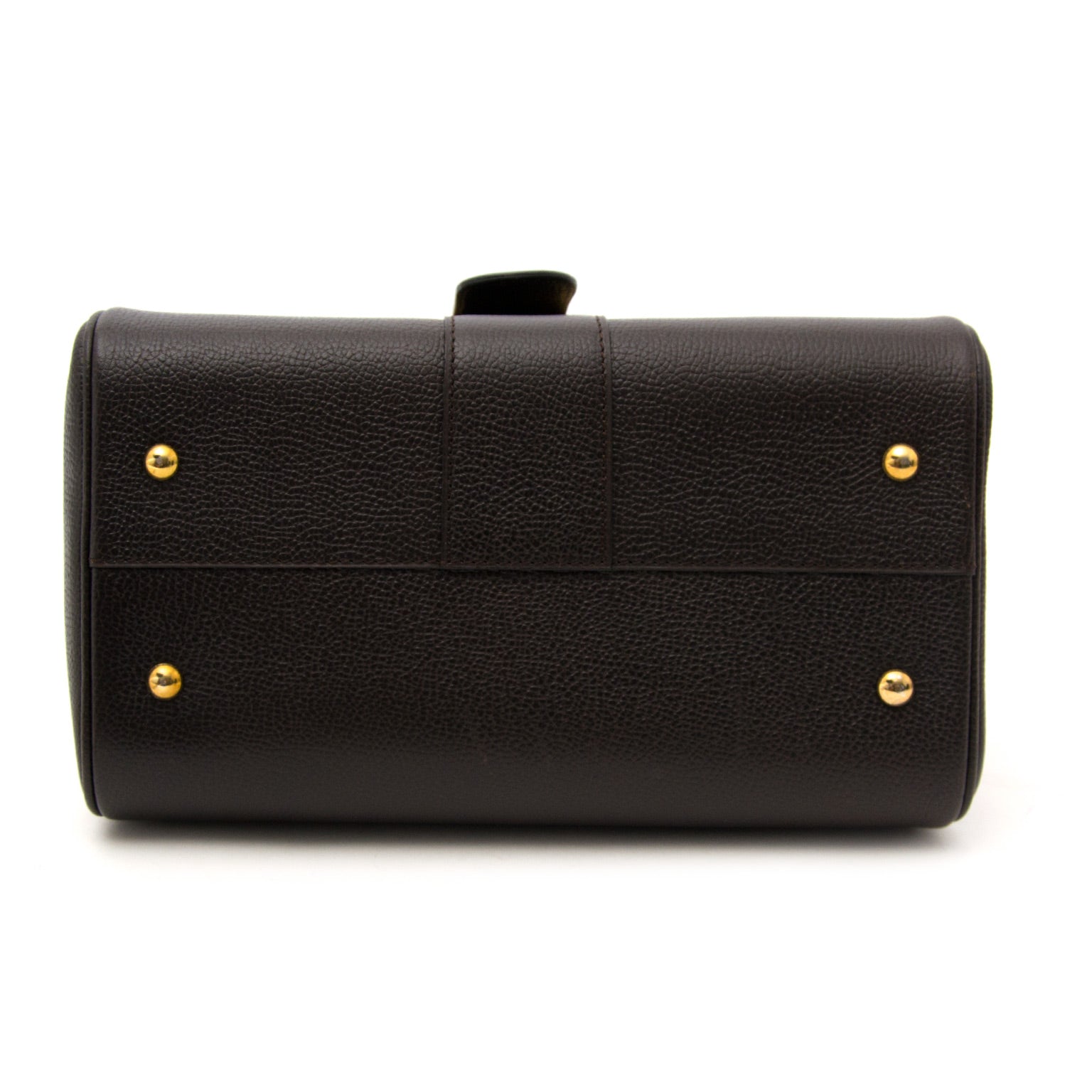 koop veilig 2dehands 100% authentieke Delvaux bruine klein model Brillant winkel Antwerpen