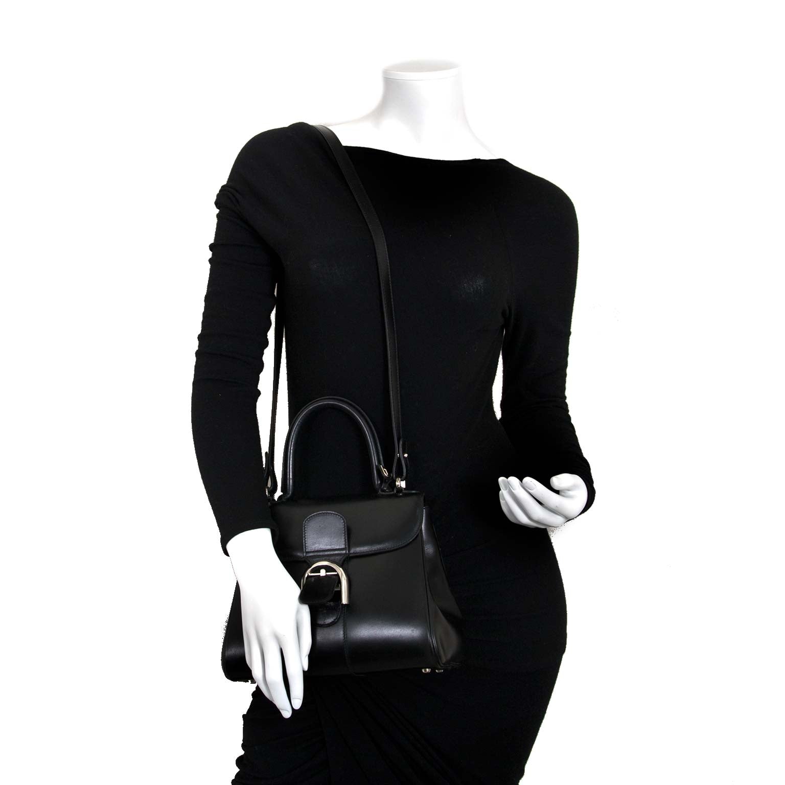 Delvaux Zwart Brillant PM + BAND