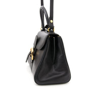 koop veilig online aan de beste prijs Delvaux Black Brillant PM + Strap