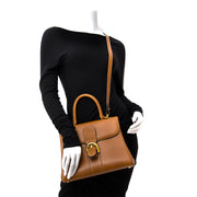 2dehands aan de beste prijs Delvaux Brillant MM Cognac GHW + Strap net als nieuw