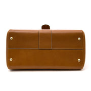 koop veilig online net als nieuw Delvaux Brillant MM Cognac GHW + Strap antwerpen