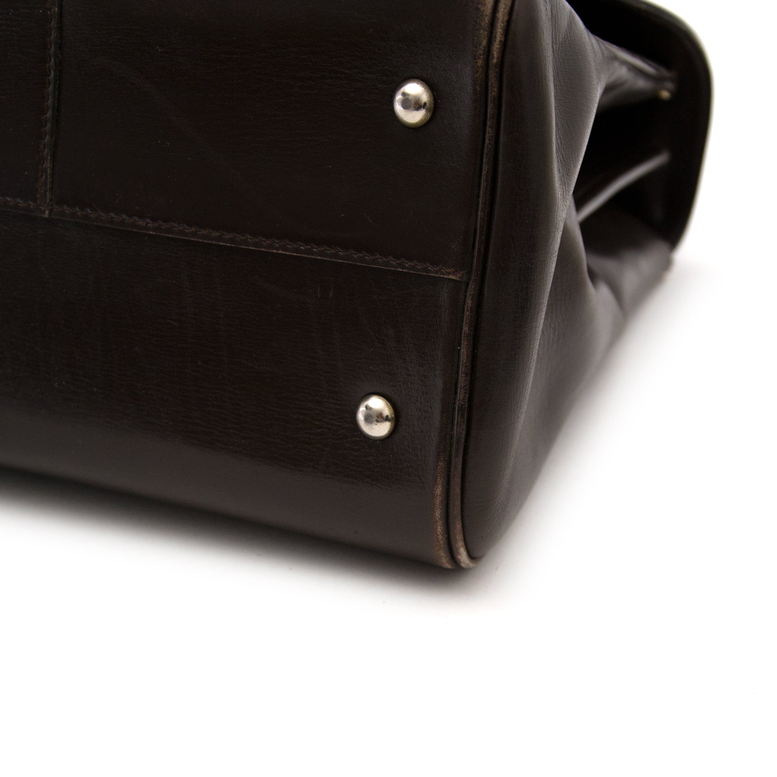 Delvaux Brown Brillant MM + Strap koop veilig online aan de beste prijs