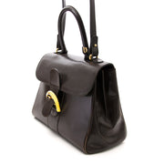 2dehands aan de beste prijs Delvaux Brown Brillant MM + Strap net als nieuw