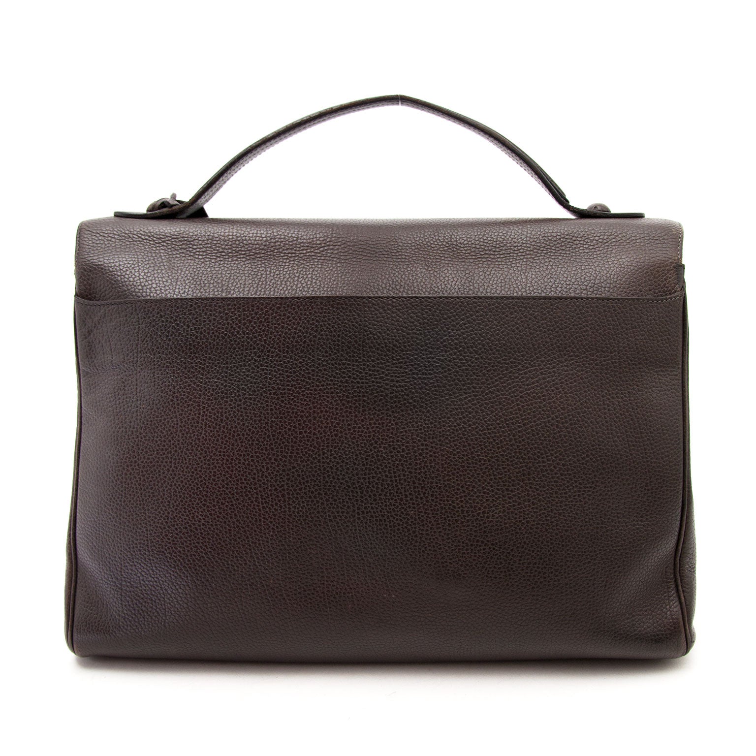 koop veilig online aan de beste prijs Delvaux Brown Brillant Briefcase