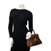 koop veilig online jouw tweedehands Delvaux Brillant Chestnut PHW