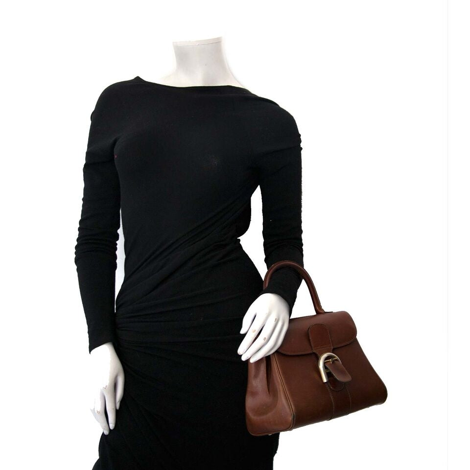 koop veilig online jouw tweedehands Delvaux Brillant Chestnut PHW