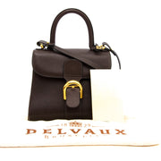 acheter en ligne seconde main sac a main Delvaux Brillant MM Brown pour le meilleur prix