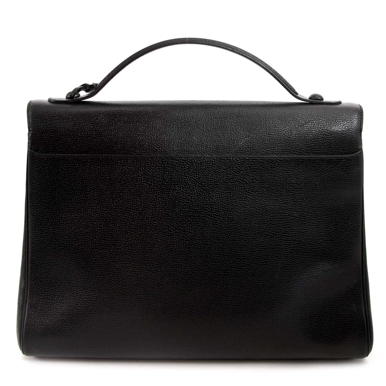 delvaux black brillant briefcase now for sale at labellov vintage fashion webshop belgium